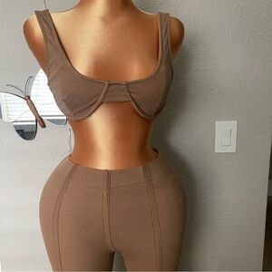 Brown Women's Pantsuit